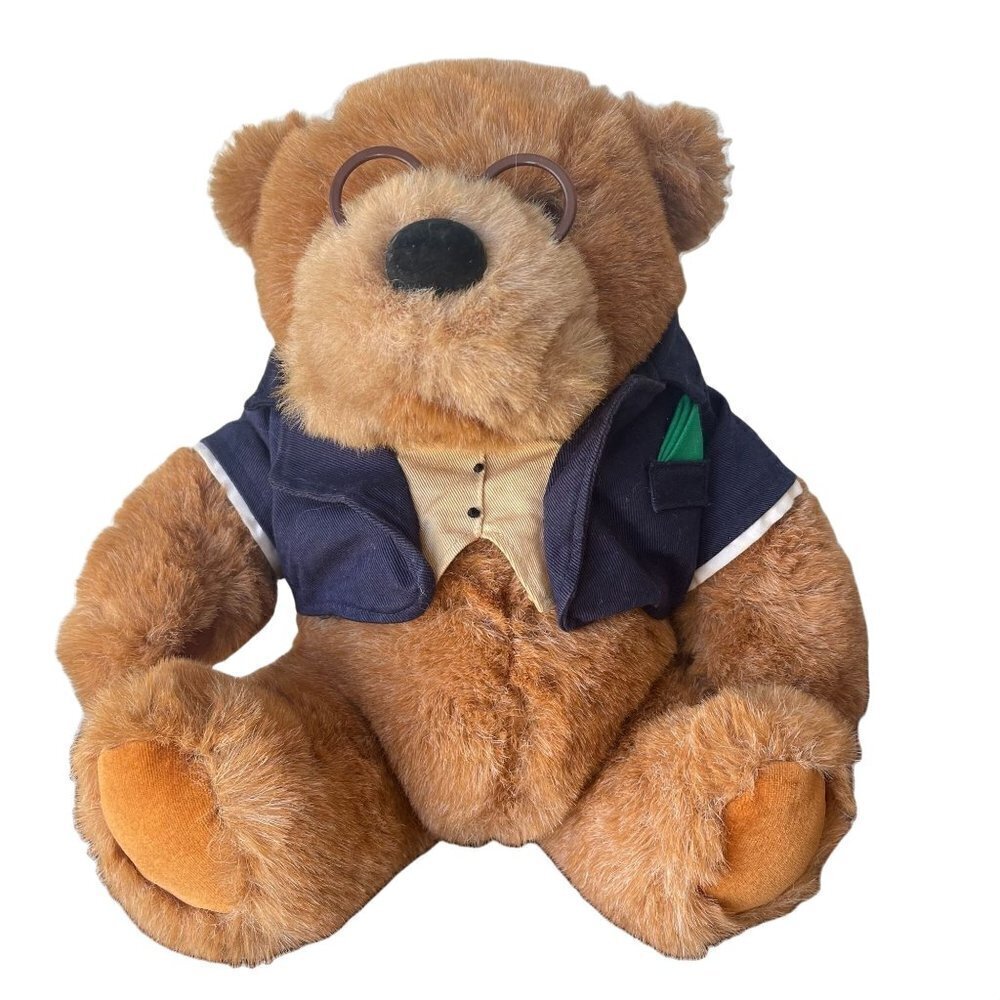 Rare! Lands' End Gund Big Daddy Rugby Bear 1926 1992 Limited-Edition Old-Fashion